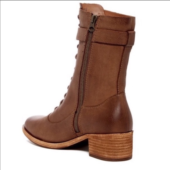 NWT Kork-Ease Mona Lace-Up Combat Boot Shoes - Picture 8 of 9